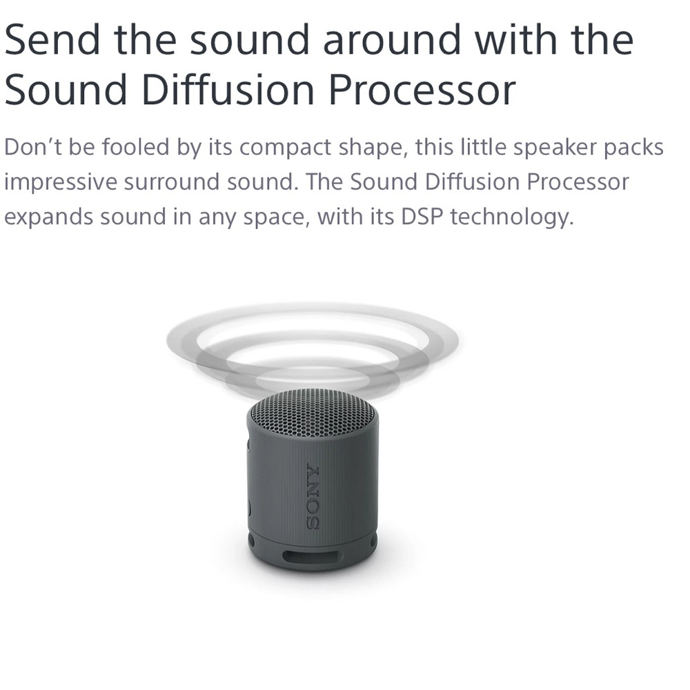 NWT Sony XB100 Portable Speaker - Picture 3 of 10